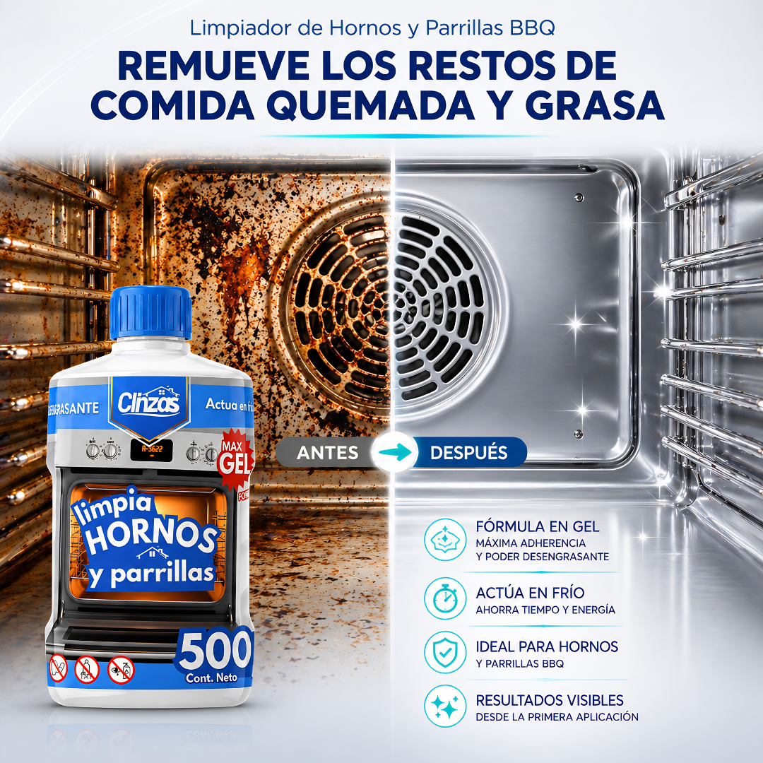 Limpia Hornos y parrillas | ENVIO EN 24hs